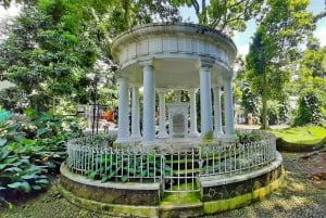 Botanische tuin Jakarta Bogor, rijstterras en waterval