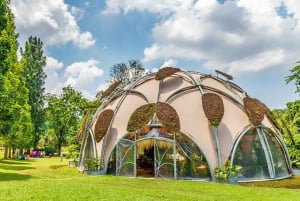 Botanische tuin Jakarta Bogor, rijstterras en waterval