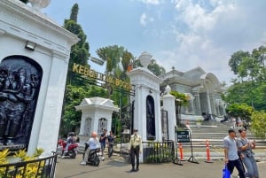 Botanische tuin Jakarta Bogor, rijstterras en waterval