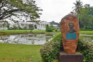 Botanische tuin Jakarta Bogor, rijstterras en waterval