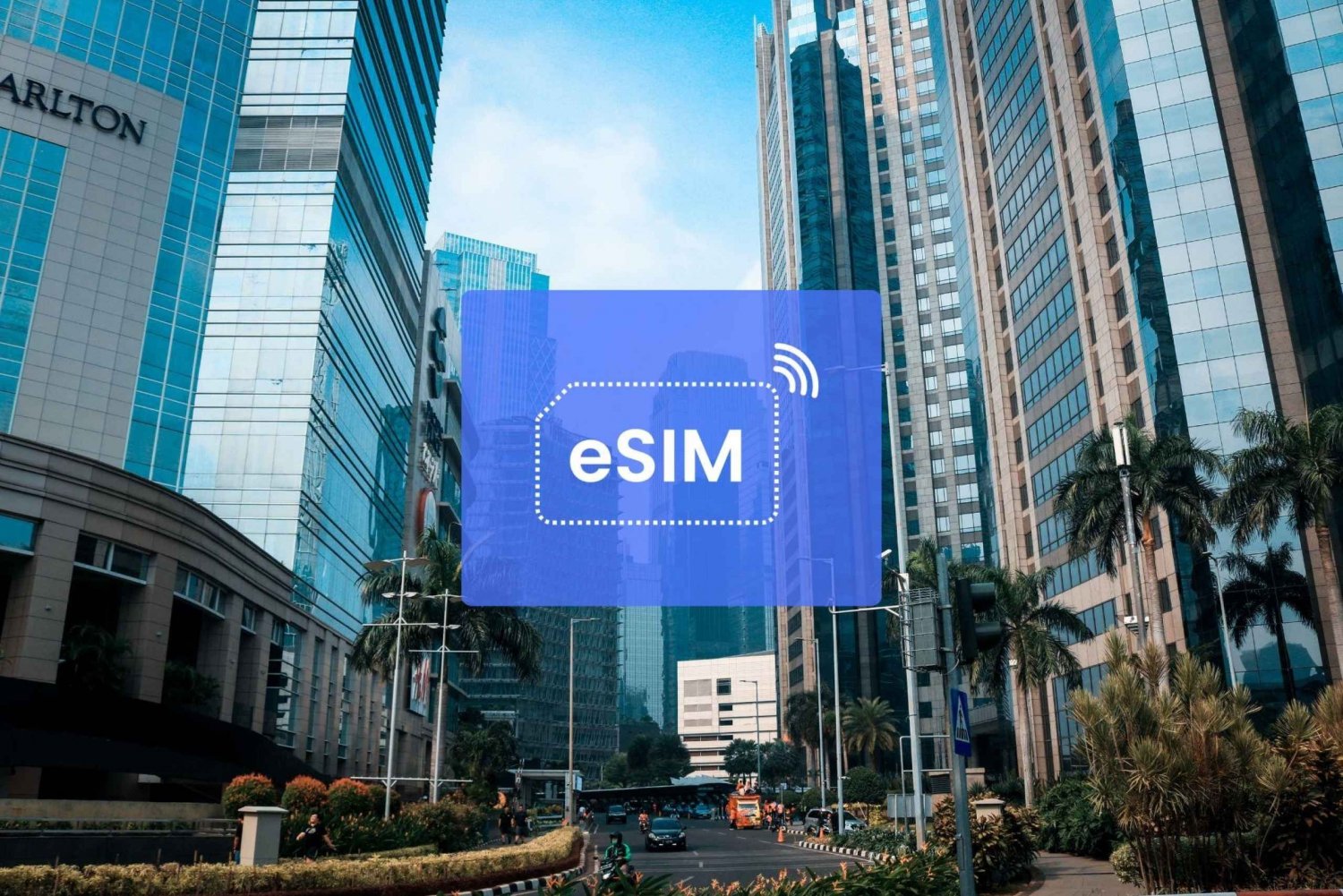 Giacarta: piano dati mobile in roaming eSIM Indonesia