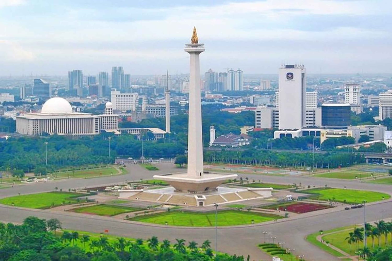 Jakarta : Private Tour durch die Stadt mit Mittagessen und Souvenir