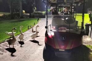 Jakarta: Senayan nattgolf med utsikt over byen og transport