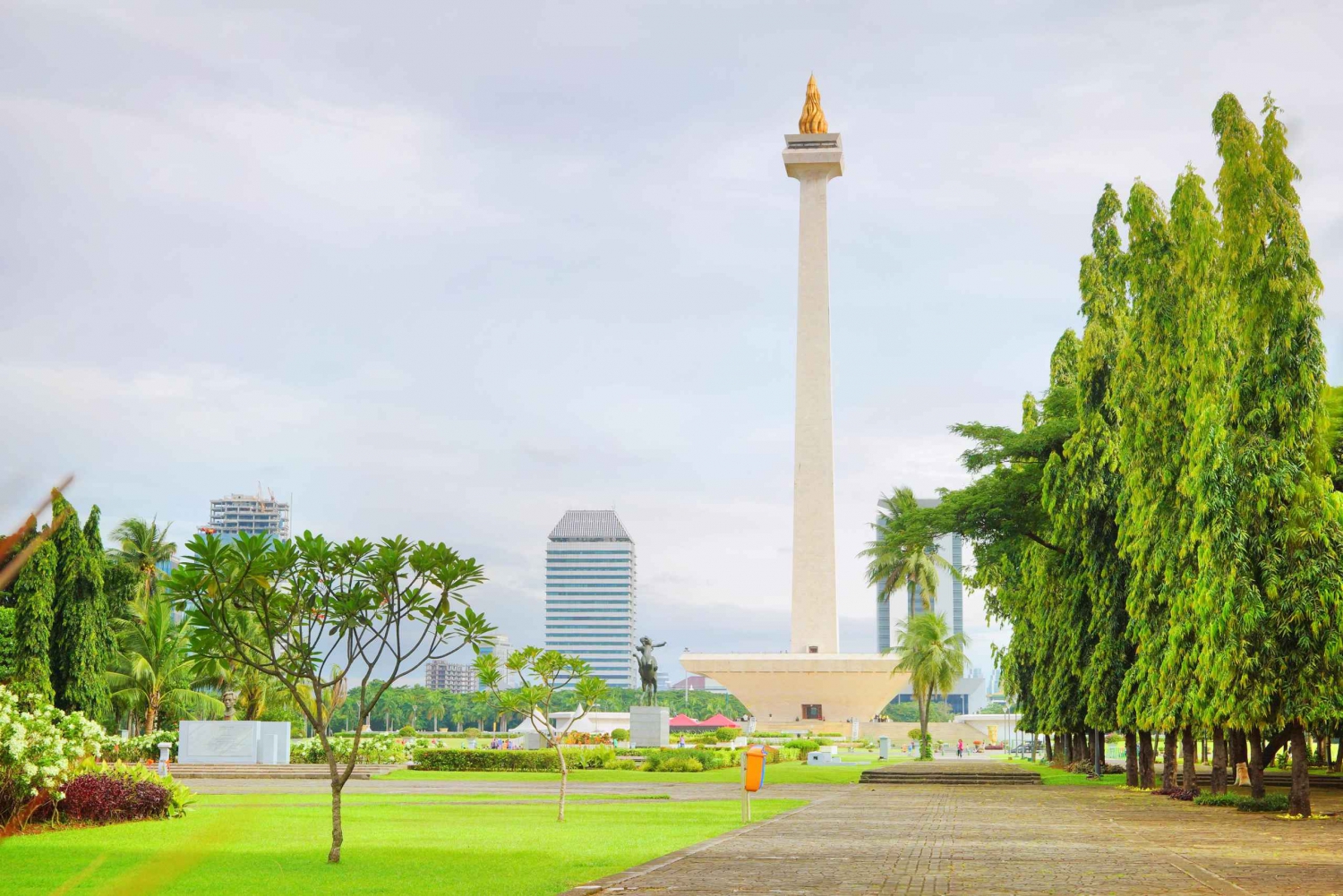 Jakarta sociale en politieke wandeling
