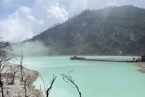 Jakarta: Volcano, Suspension Bridge and Hot Spring