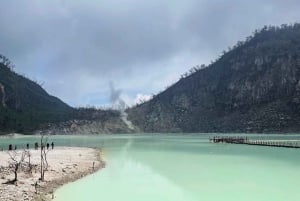 Jakarta: Volcano, Suspension Bridge and Hot Spring