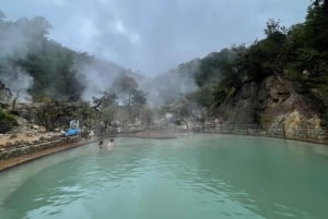 Jakarta: Volcano, Suspension Bridge and Hot Spring