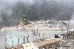 Jakarta: Volcano, Suspension Bridge and Hot Spring