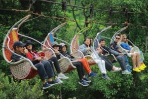 Jakarta: Volcano, Suspension Bridge and Hot Spring