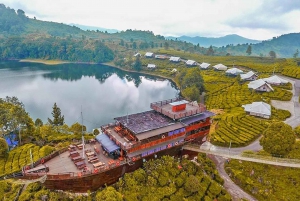 Jakarta: White Crater, Tea Plantation By fast Train