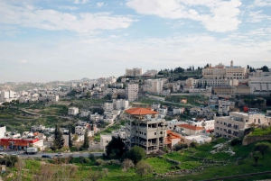 Bethlehem, Jericho and Jordan River from Tel Aviv