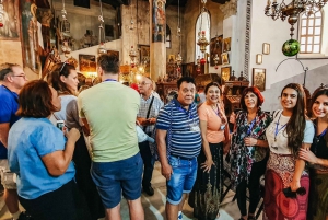 Jerusalén/Tel Aviv: Excursión por Belén, Jericó y el río Jordán