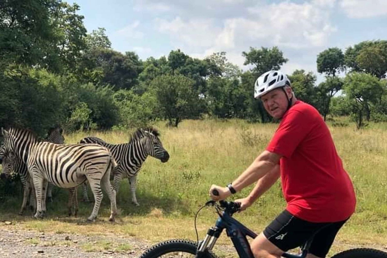 From Pretoria: E-Bike in the wild with game near Jo'burg