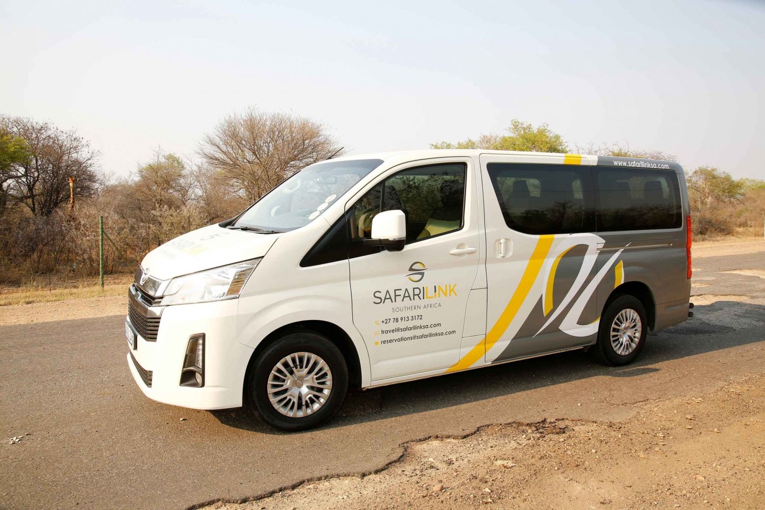 Transport fra Hoedspruit til Johannesburg
