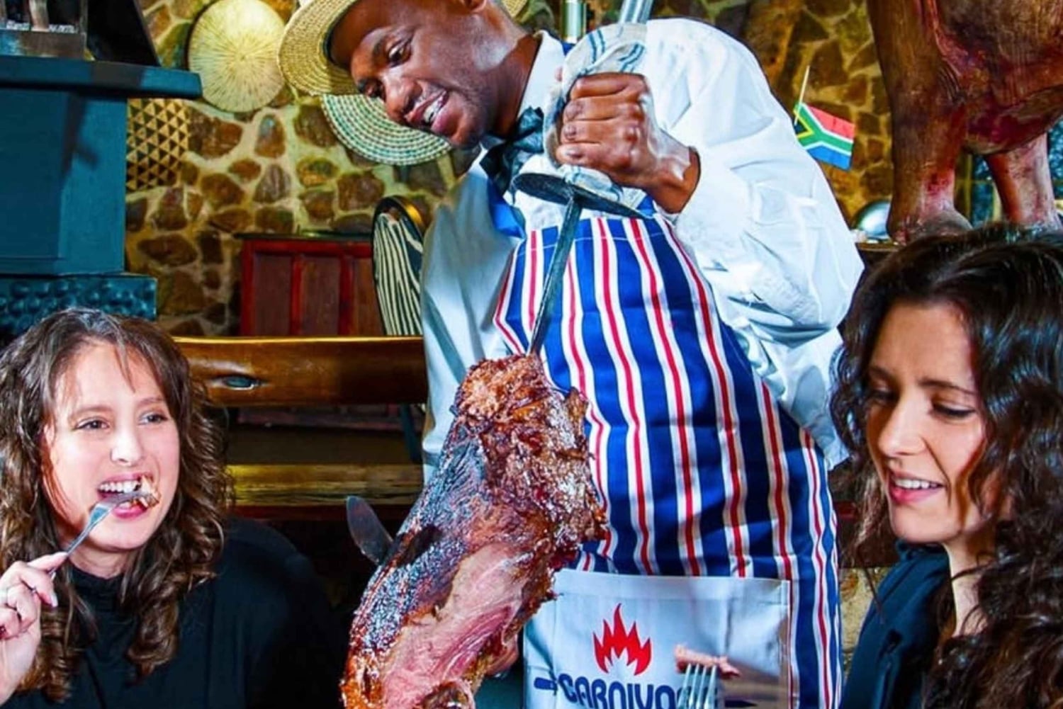 Johannesburg: Middag på Carnivore Restaurant med transport