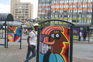 Excursion à pied dans la ville de Johannesburg