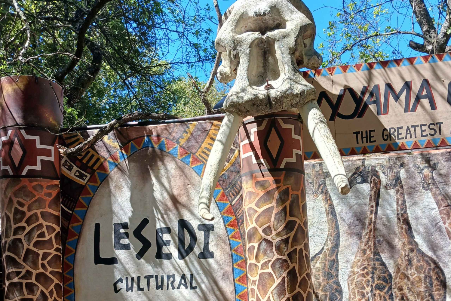 Johannesburg: Spettacolo del villaggio culturale di Lesedi con prelievo