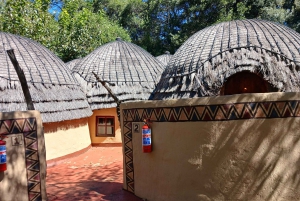 Johannesburg: Spettacolo del villaggio culturale di Lesedi con prelievo