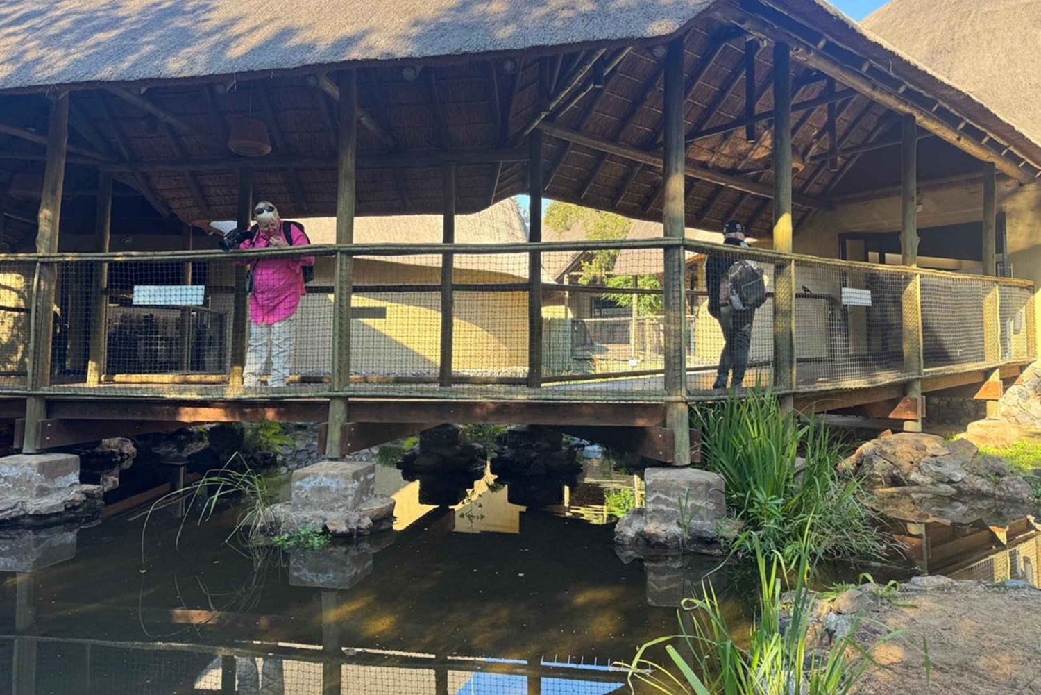 Johannesburg Lion Park i Lesedi Cultural Village