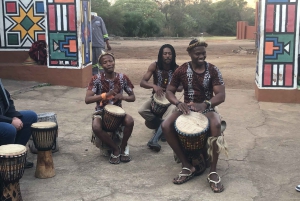 Johannesburg Lion Park i Lesedi Cultural Village