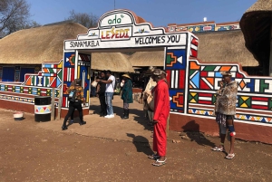 Johannesburg Lion Park i Lesedi Cultural Village
