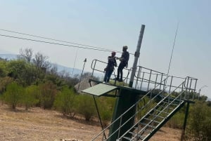 ヨハネスブルグ：ジップラインと人類発祥の地ツアーをご案内いたします