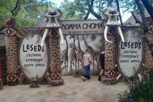 Excursion d'une demi-journée au village culturel de Lesedi
