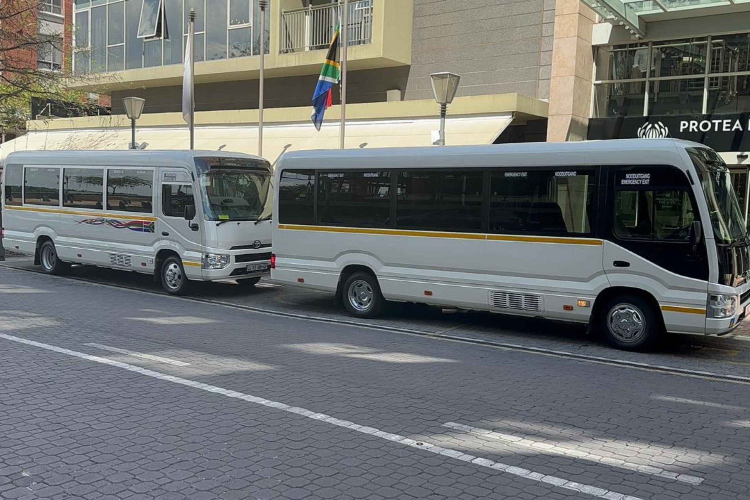 Naadloze luchthaven shuttle: OR Tambo naar Melrose Arch