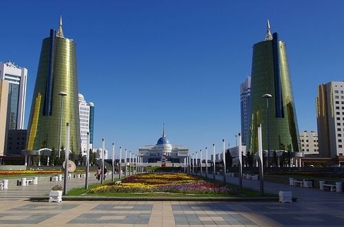 Downtown Astana. 