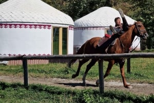 Almaty: Kazakh aul Huns and Ak-Bulak Resort Day Trip