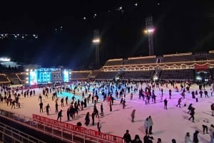 Алматы: Ущелье Медео, Дамба Медео и Шымбулак