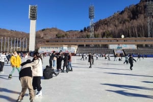 Алматы: Ущелье Медео, Дамба Медео и Шымбулак