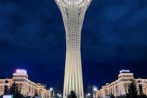 Astana: Night City Private Tour with Local Guide + Pickup