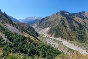 Från Almaty: Issyk Lake och Bear Waterfall - Transfer