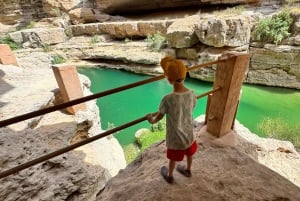From Muscat: Wadi Shab & Bimmah Sinkhole Full-Day Tour