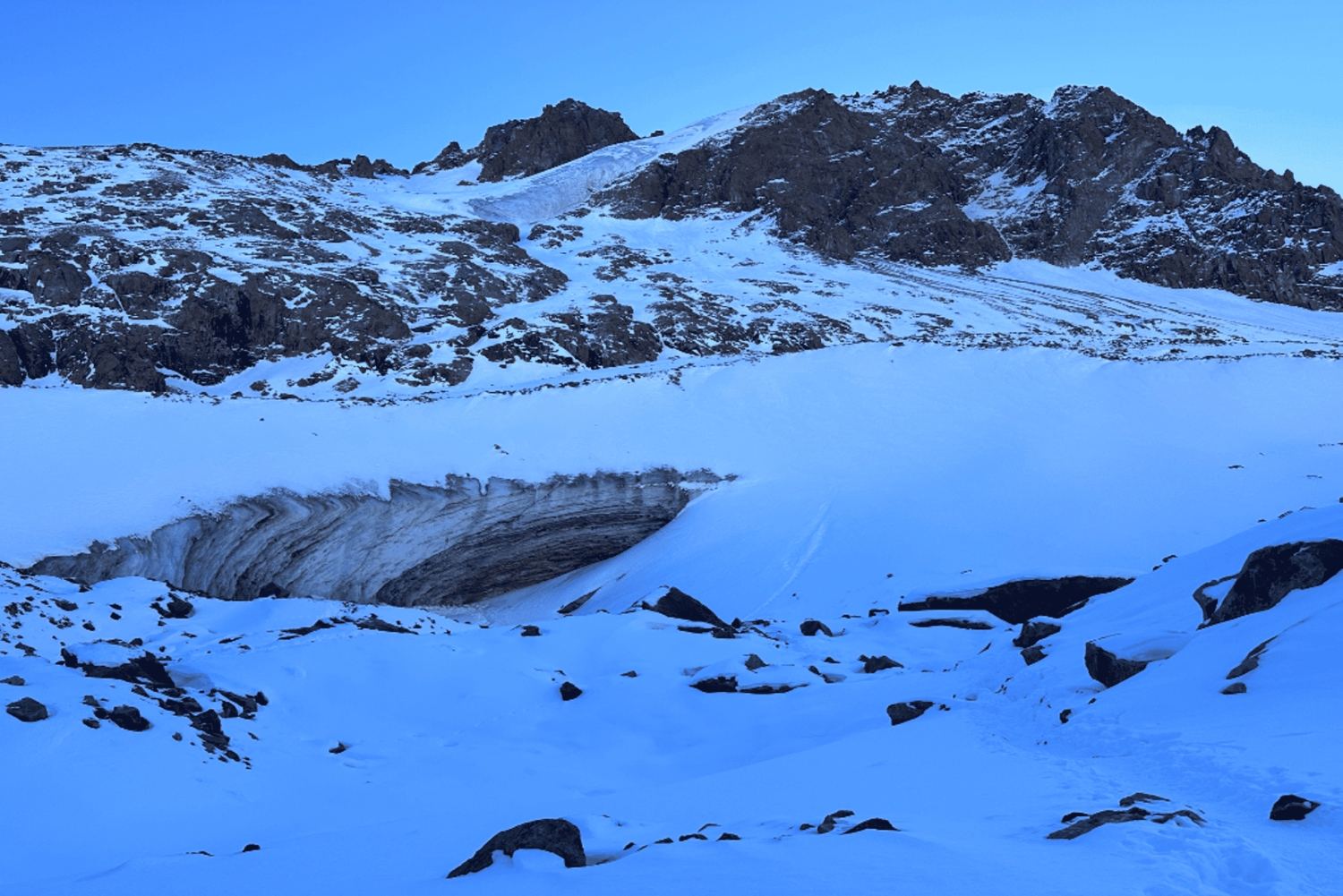 Поход на Шымбулак, ледник Богдановича и в пещеру Октябрьская