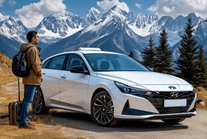 Transfere: Almaty-Bishkek de carro/autocarro