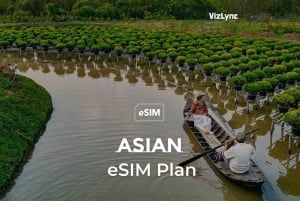 Asia Travel eSIM Plan for 8 Days with 6GB High Speed Data