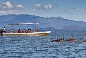 Safari di 2 giorni con i fenicotteri sul lago Nakuru e giro in barca sul lago Naivasha