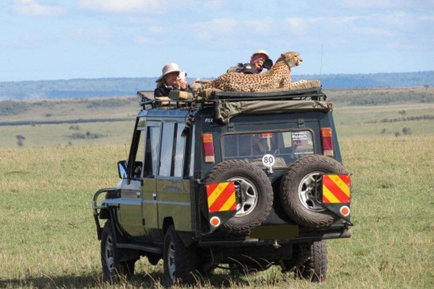 3 dages Masai Mara Lodge Safari med en 4x4 Land Cruiser Jeep