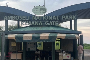 Guidet safari i Amboseli nasjonalpark med henting og avlevering