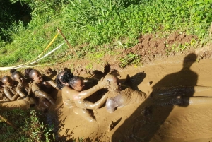 CAMP NDUNDA FALLS: ZJEŻDŻANIE NA LINIE, SPACER W KORONACH DRZEW I LUNCH