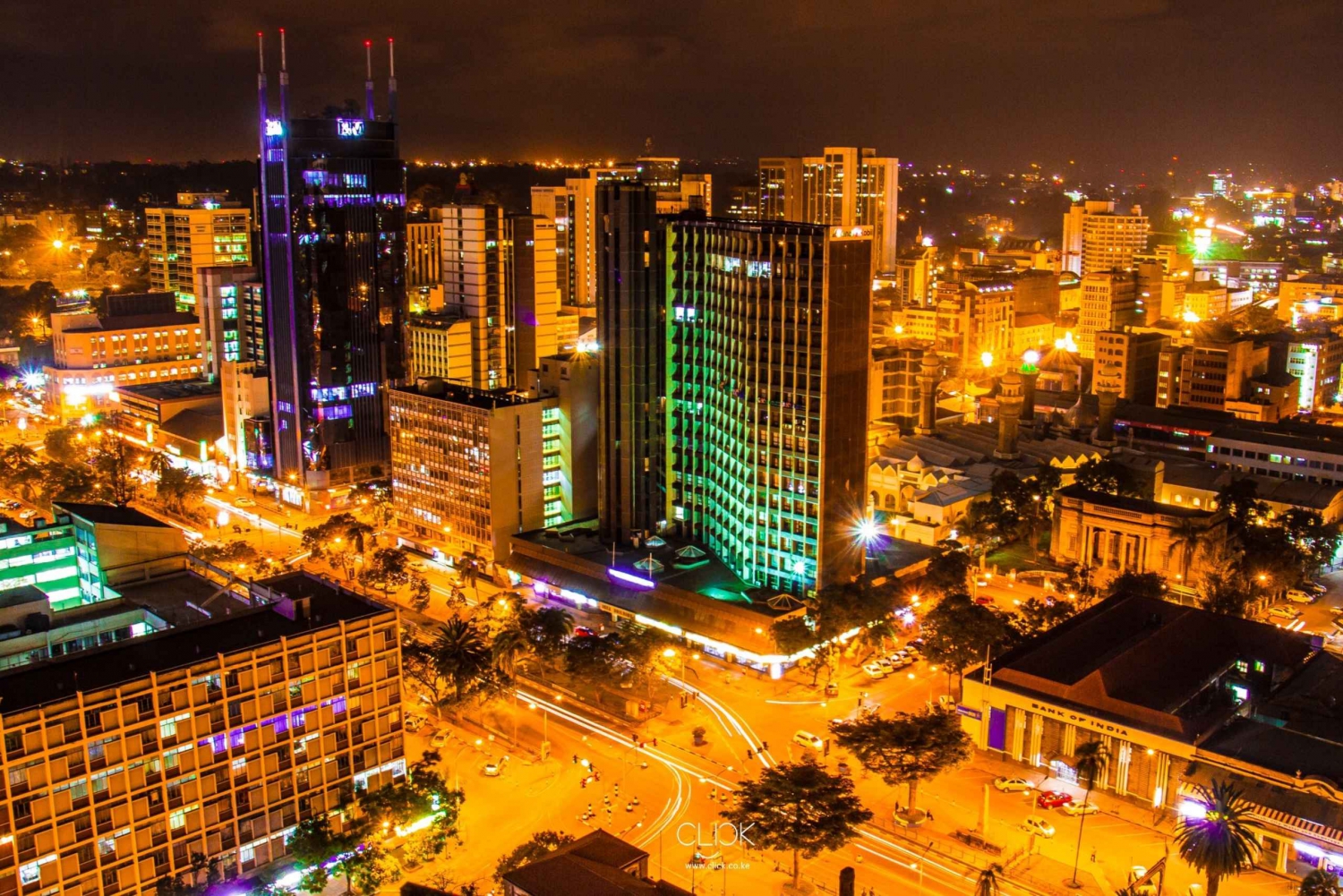Dagstur i staden Nairobi