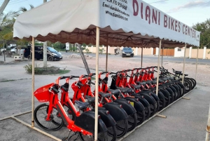 Praia de Diani: passeio pela vila de bicicleta com retirada no hotel