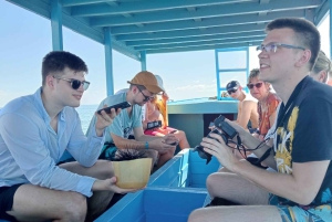 Diani Beach: Glass-Bottom Boat Cruise to Robinson Island