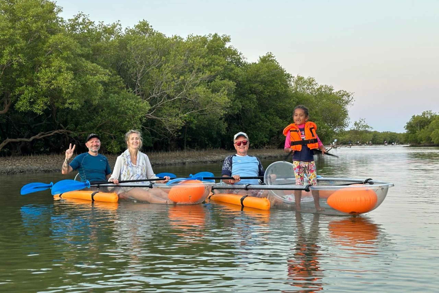 Diani Beach: Glass Kayak River Excursion