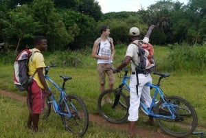 Praia de Diani: passeio pela vila de bicicleta com retirada no hotel