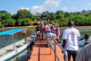 Diani: Privat omvisning med båt i Kisite med snorkling og lunsj