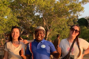 Diani: Kanotur i solnedgangen på Kongo-elven med henting på hotellet