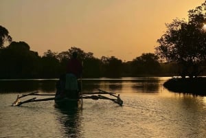 Diani : Excursion en canoë au coucher du soleil le long de la rivière et des mangroves